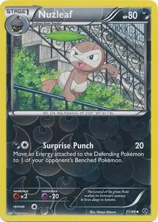 Nuzleaf 71/99 (Next Destinies)  - Reverse Holofoil