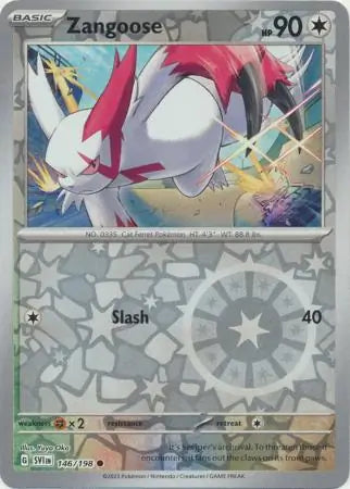 Zangoose 146/198 (SV01: Scarlet & Violet Base Set)  - Reverse Holofoil