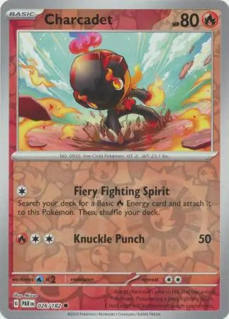 Charcadet 026/182 (SV04: Paradox Rift)  - Reverse Holofoil