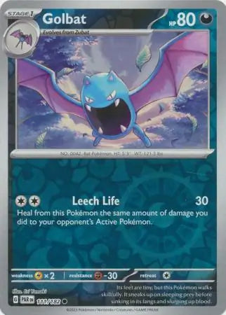 Golbat 111/182 (SV04: Paradox Rift)  - Reverse Holofoil