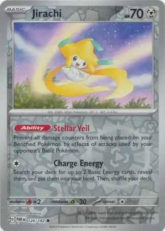 Jirachi 126/182 (SV04: Paradox Rift)  - Reverse Holofoil