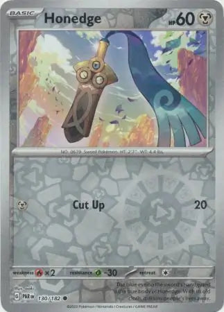 Honedge 130/182 (SV04: Paradox Rift)  - Reverse Holofoil