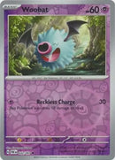 Woobat 032/091 (SV: Paldean Fates)  - Reverse Holofoil