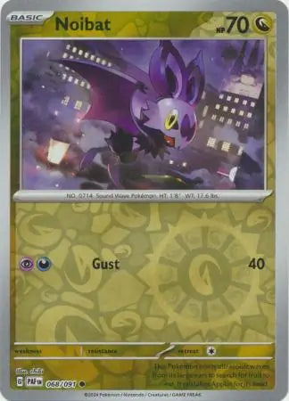 Noibat 068/091 (SV: Paldean Fates)  - Reverse Holofoil
