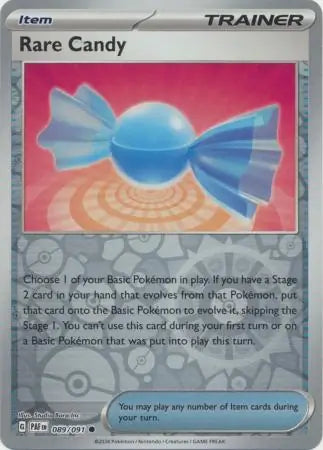 Rare Candy 089/091 (SV: Paldean Fates)  - Reverse Holofoil