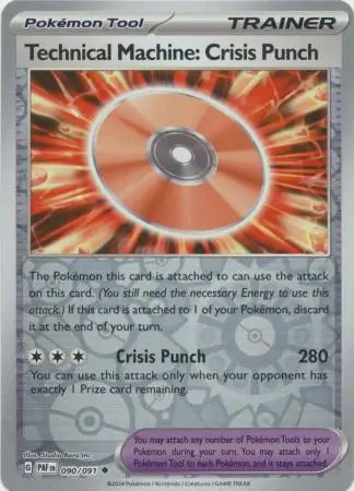 Technical Machine Crisis Punch 090/091 (SV: Paldean Fates)  - Reverse Holofoil