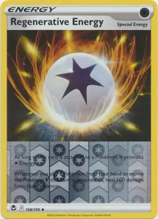 Regenerative Energy 168/195 (SWSH12: Silver Tempest)  - Reverse Holofoil