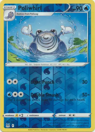 Poliwhirl 031/196 (SWSH11: Lost Origin)  - Reverse Holofoil