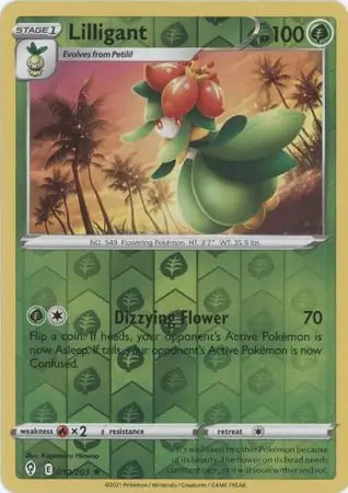 Lilligant 010/203 (SWSH07: Evolving Skies)  - Reverse Holofoil