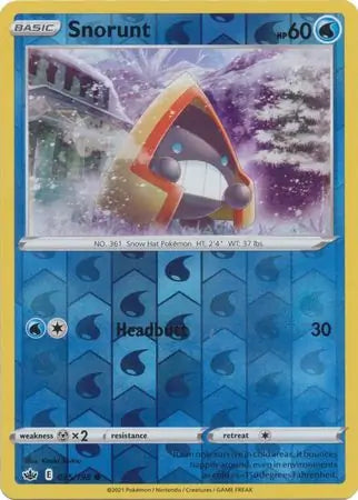 Snorunt 035/198 (SWSH06: Chilling Reign)  - Reverse Holofoil
