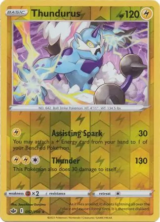 Thundurus 052/198 (SWSH06: Chilling Reign)  - Reverse Holofoil
