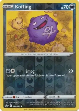Koffing 094/198 (SWSH06: Chilling Reign)  - Reverse Holofoil
