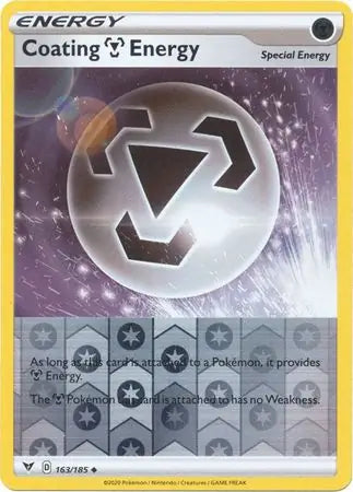 Coating Metal Energy 163/185 (SWSH04: Vivid Voltage)  - Reverse Holofoil