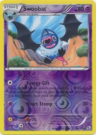 Swoobat 65/113 (Legendary Treasures)  - Reverse Holofoil