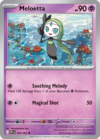 Meloetta 040/094 (ME02: Phantasmal Flames) 