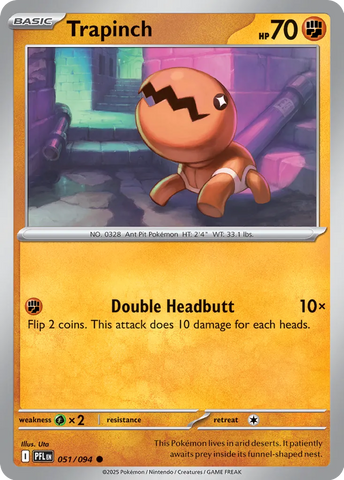 Trapinch 051/094 (ME02: Phantasmal Flames) 