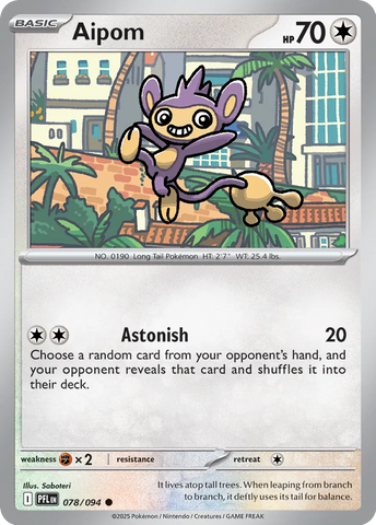 Aipom 078/094 (ME02: Phantasmal Flames) 