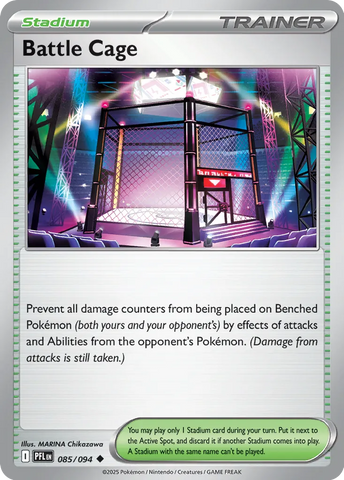 Battle Cage 085/094 (ME02: Phantasmal Flames)  - Reverse Holofoil