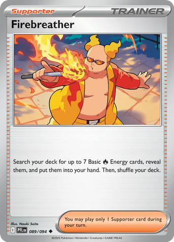 Firebreather 089/094 (ME02: Phantasmal Flames) 