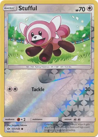 Stufful 111/149 (SM Base Set)  - Reverse Holofoil