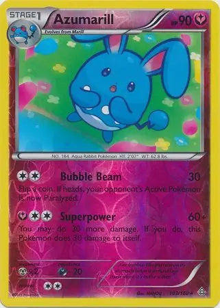 Azumarill 103/160 (XY - Primal Clash)  - Reverse Holofoil