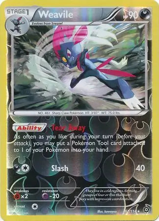 Weavile 61/114 (XY - Steam Siege)  - Reverse Holofoil