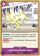 Lightning Beast Kiten OP15-076 (Adventure on Kami's Island) 