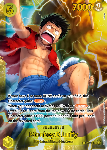 Monkey.D.Luffy OP15-119 (Adventure on Kami's Island)  - Foil