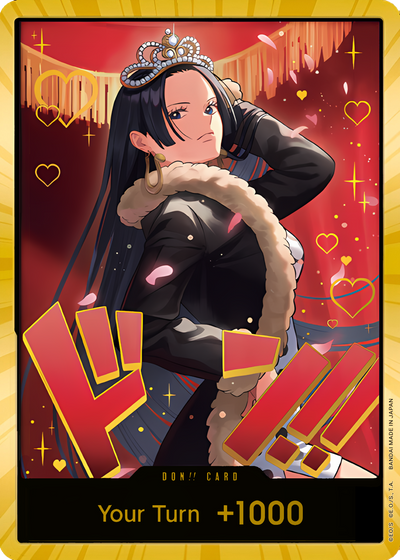 DON!! Boa Hancock (Gold)  (Extra Booster: One Piece Heroines Edition)  - Foil
