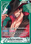Dracule Mihawk OP14-020 (The Azure Sea's Seven)  - Alternate Art Foil