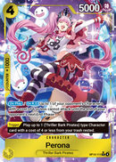 Perona OP14-111 (The Azure Sea's Seven)  - Alternate Art Foil