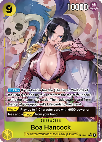 Boa Hancock OP14-112 (The Azure Sea's Seven)  - Alternate Art Foil
