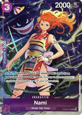 Nami (PCC Vol.4) OP09-070 (One Piece Promotion Cards)  - Alternate Art Foil