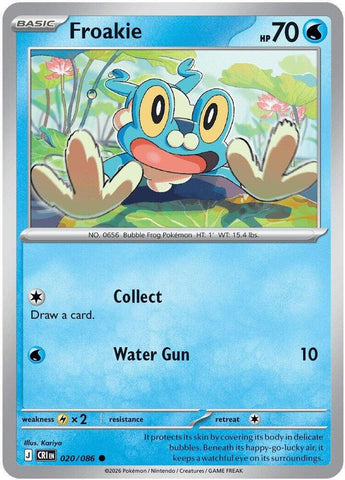 Froakie 020/086 (ME04: Chaos Rising) 