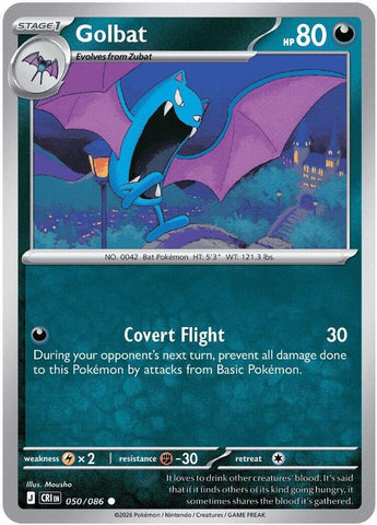 Golbat 050/086 (ME04: Chaos Rising) 