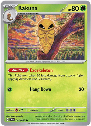 Kakuna 002/086 (ME04: Chaos Rising) 