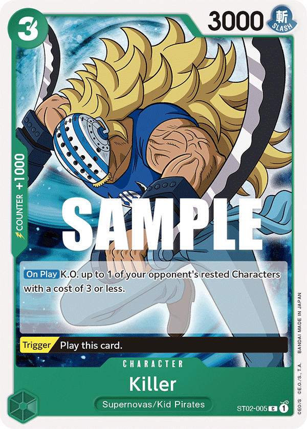 Killer ST02-005 (Starter Deck 2: Worst Generation) 