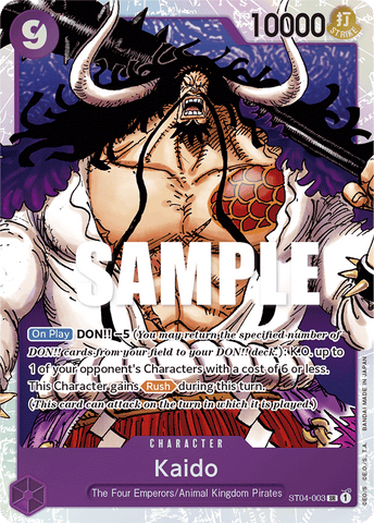 Kaido ST04-003 (Starter Deck 4: Animal Kingdom Pirates) 