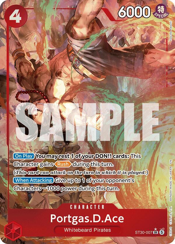 PortgasDAce 007 Parallel ST30-007 (Starter Deck EX: Luffy & Ace)  - Foil