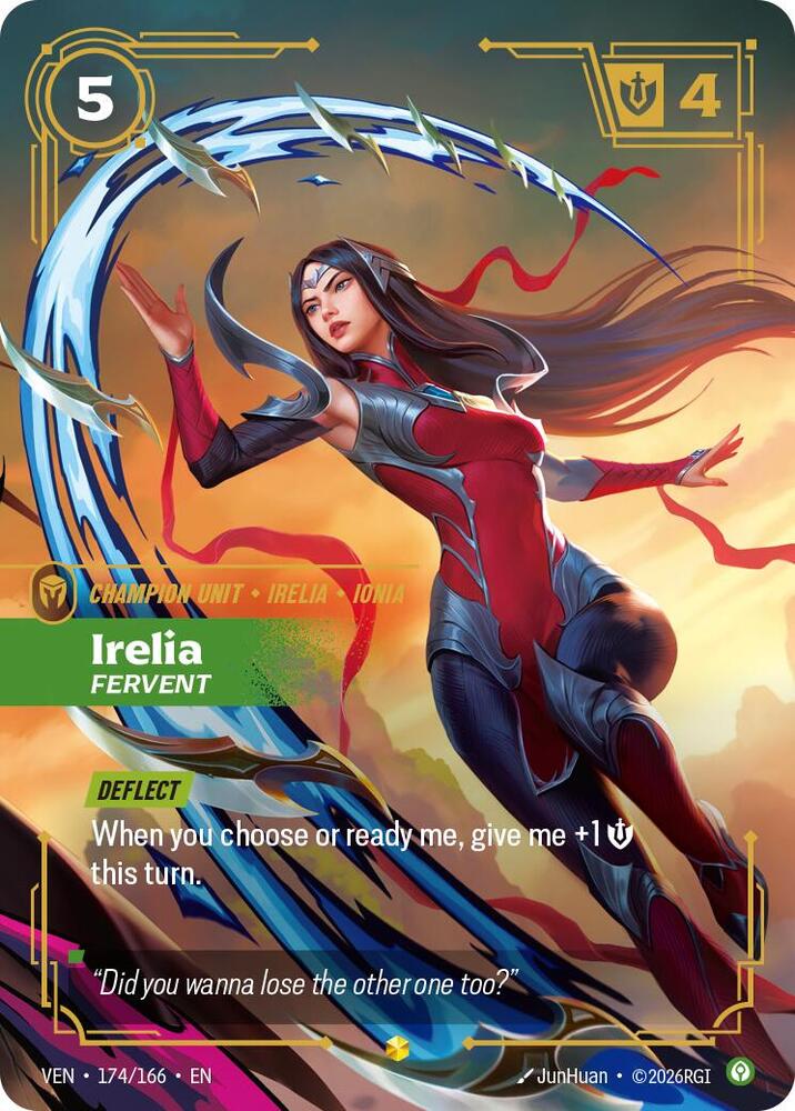 Irelia - Fervent 174/166 (Vendetta)  - Foil