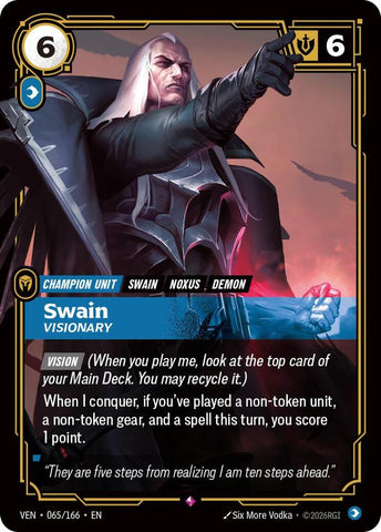 Swain - Visionary 065/166 (Vendetta)  - Foil