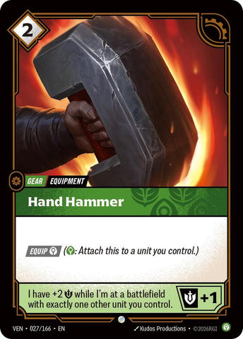 Hand Hammer 027/166 (Vendetta)  - Foil