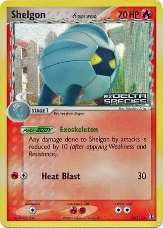 Shelgon Delta Species 54/113 (Delta Species)  - Reverse Holofoil