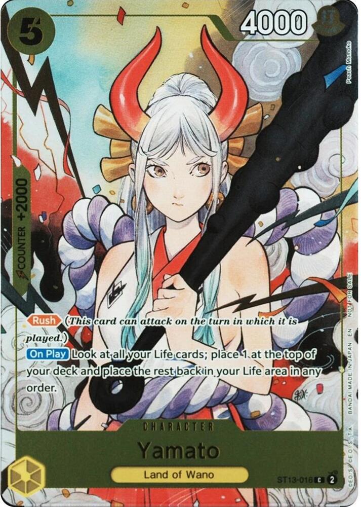 Yamato (Dash Pack 2025) ST13-016 (One Piece Promotion Cards)  - Foil