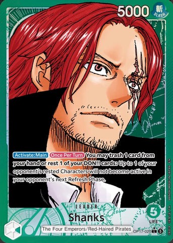 Shanks OP17-020 (The World's Strongest Warriors)  - Alternate Art Foil