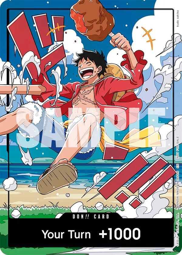 DON!! (World United Luffy)  (One Piece Promotion Cards)  - Foil