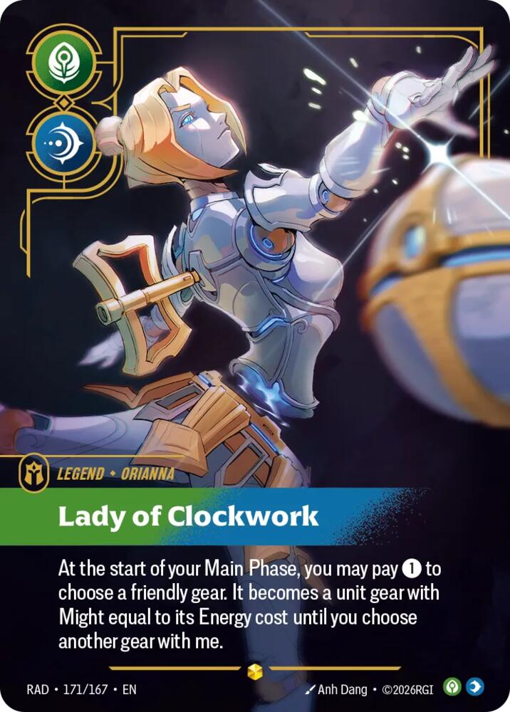 Orianna - Lady of Clockwork 171/167 (Radiance)  - Foil