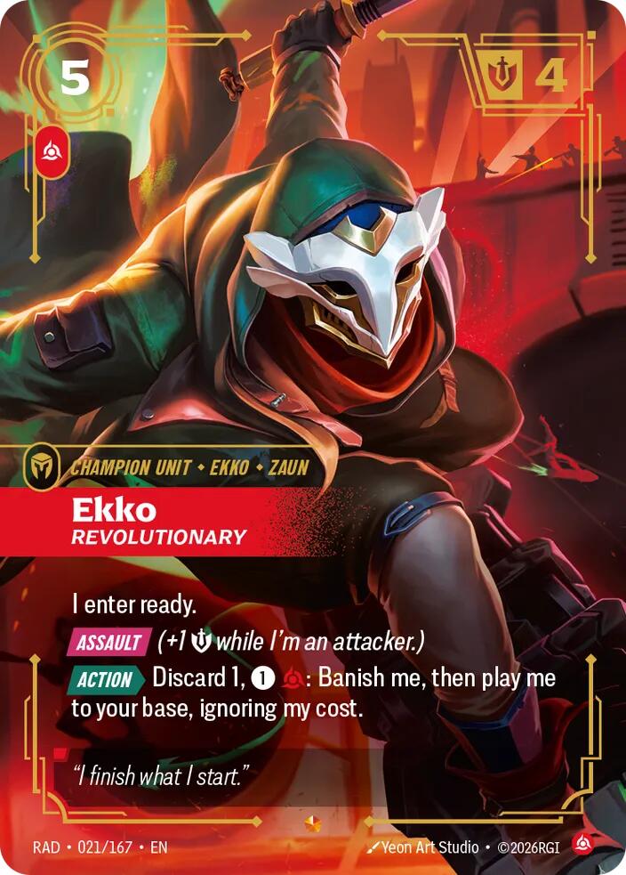 Ekko - Revolutionary 021/167 (Radiance)  - Foil