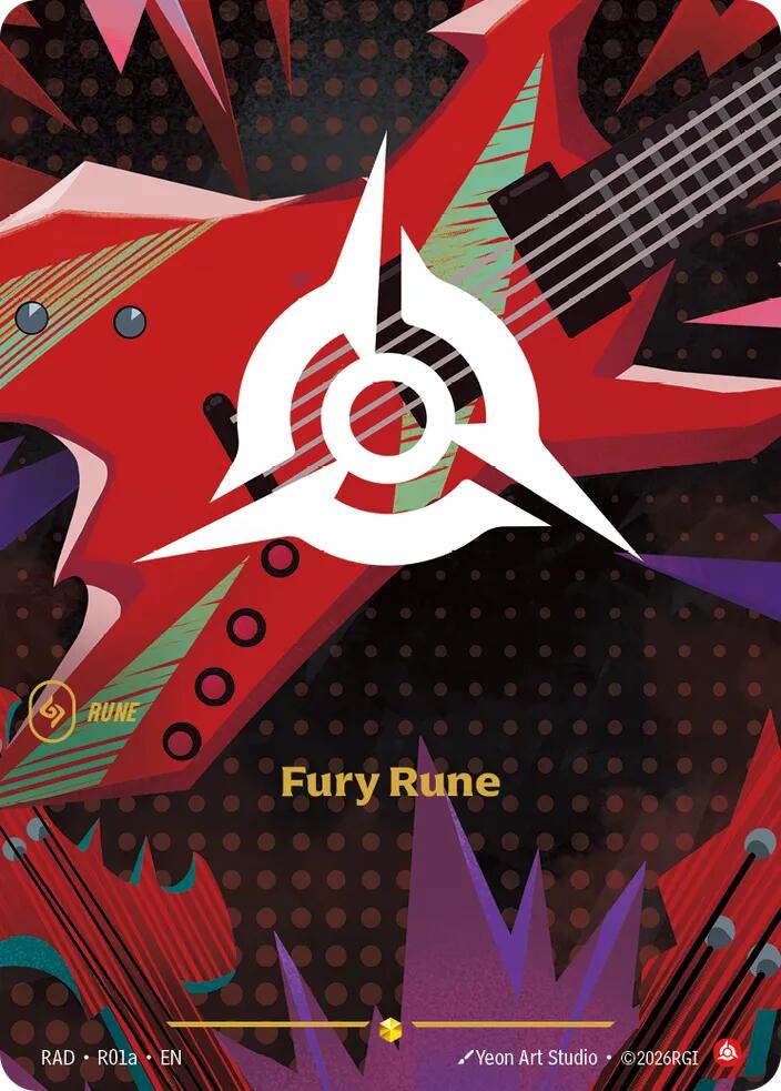 Fury Rune (AA) R01a (Radiance)  - Foil