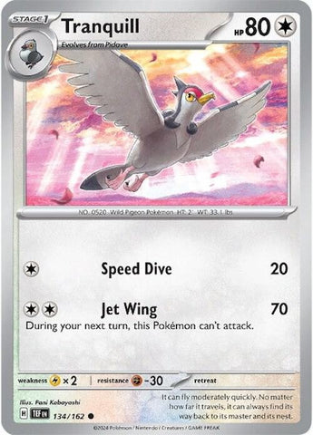Tranquill 134/162 (SV05: Temporal Forces)  - Reverse Holofoil
